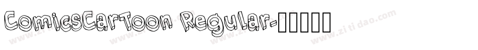 ComicsCarToon Regular字体转换